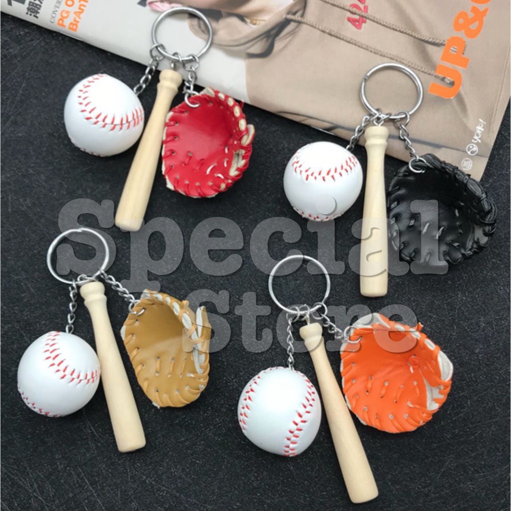 現貨⚾️棒球 球棒手套 鑰匙圈 鑰匙組 棒球棍 壘球 球套 體育禮品 運動 吊飾 baseball MLB 職