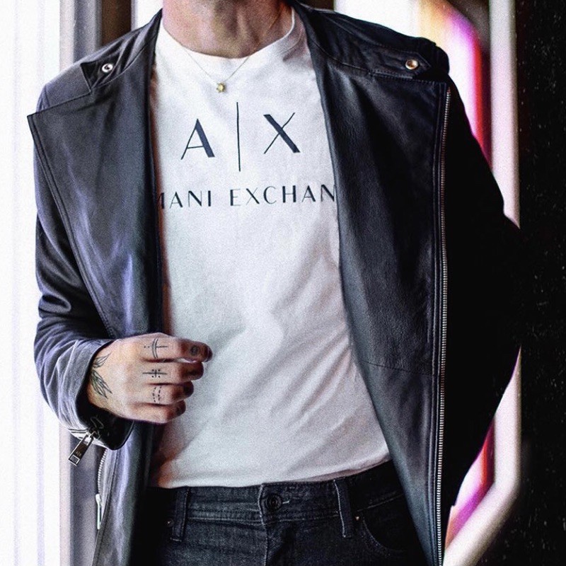 ✴Sparkle歐美精品✴ Armani Exchange AX品牌LOGO短袖上衣T恤 短T 現貨真品