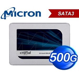 全新 美光 Micron Crucial MX500 500GB 500G SSD 固態硬碟 捷元公司貨