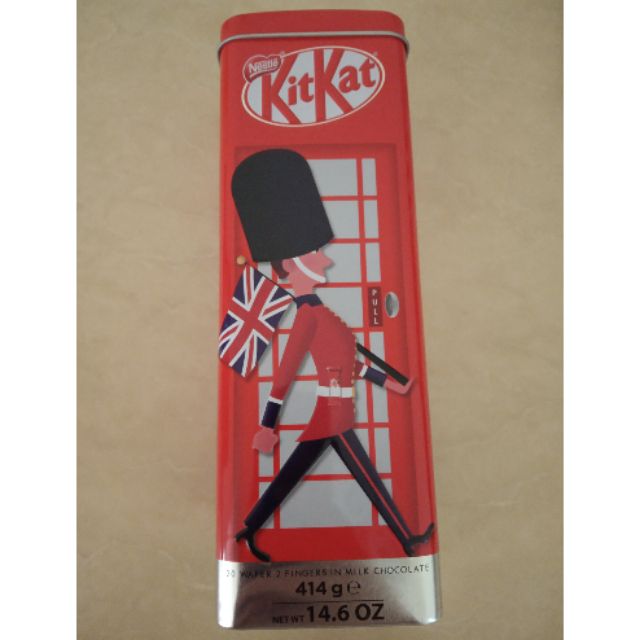 Kitkat巧克力餅乾空罐1入