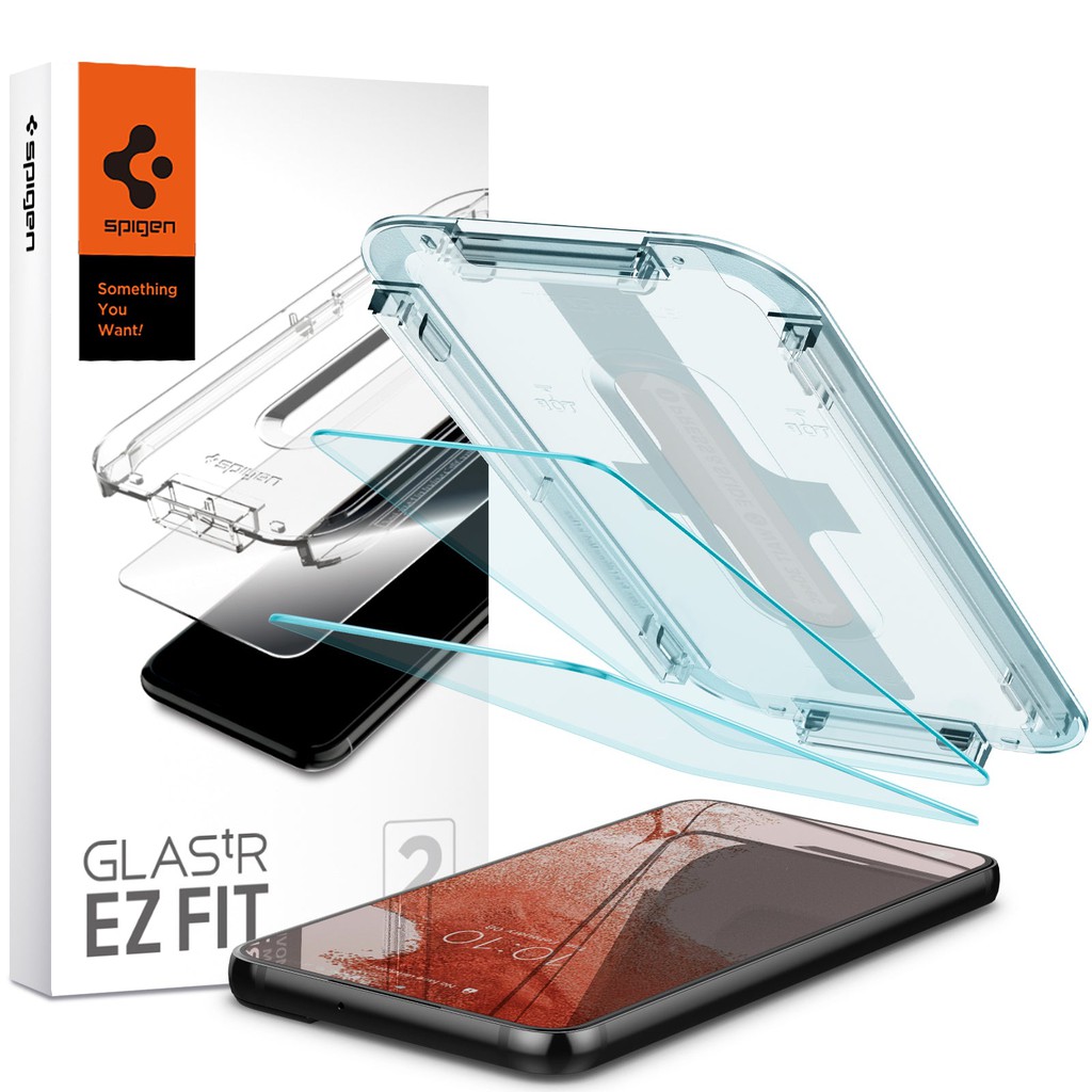 Spigen Galaxy S22+/S22 Glas.tR EZ Fit-透明玻璃保護貼x2入含快貼版 現貨 蝦皮直送