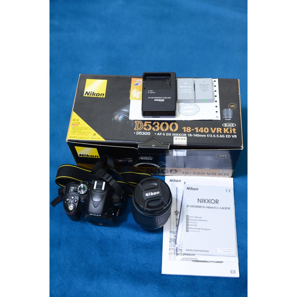 NIKON D5300 + 18-140mm KIT 標準鏡頭 盒單全 (過保公司貨)
