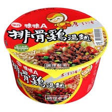 味丹味味A排骨雞麵80G&lt;1箱12碗&gt;只送桃園雙北市 任5箱免運