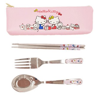 Hello Kitty 凱蒂貓 KT-A-1354 三件式餐具組 4712977460454