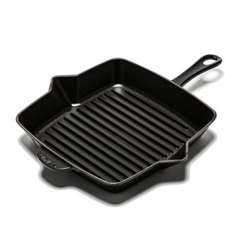 Staub 搪瓷鑄鐵方型烤盤/展示品，已現場示範養鍋