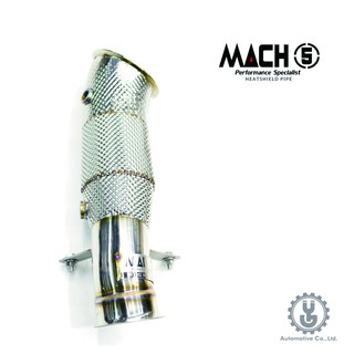 MACH5 高流量帶三元催化頭段 當派 排氣管 BMW F32 F36 435i N55 底盤系統【YGAUTO】