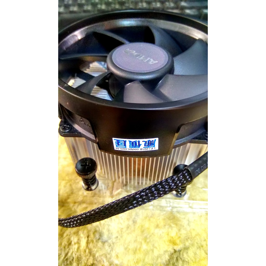 AMD 原廠散熱風扇 散熱器 R5 1600 Wraith Spire 風扇(無LED燈​) 全新品 含CPU貼紙