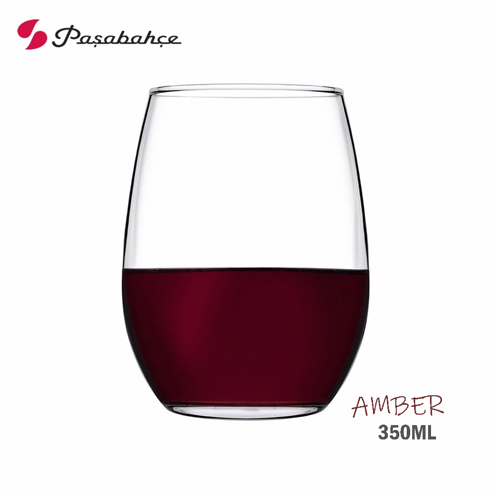 【Pasabahce】AMBER 無柄白葡萄酒杯 350mL 水杯 飲料杯 果汁杯 紅酒杯 白酒杯