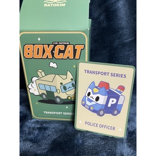 尋找獨角獸 BOXCAT交通系列盒玩盲盒 小警車確認款
