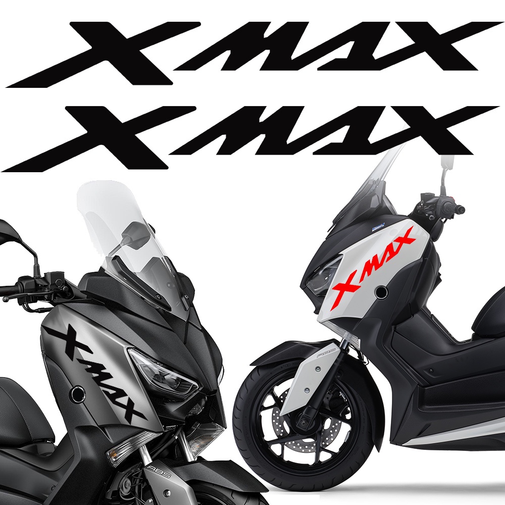 反光 XMAX 貼紙貼花踏板車前條紋車身徽標套裝配件, 適用於 Yamaha XMAX125 Xmax250 xmax3