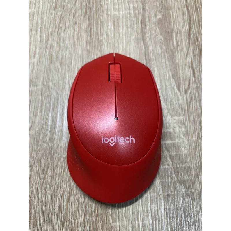 Logitech 羅技 M331 無線滑鼠 紅色 二手 無USB接收器