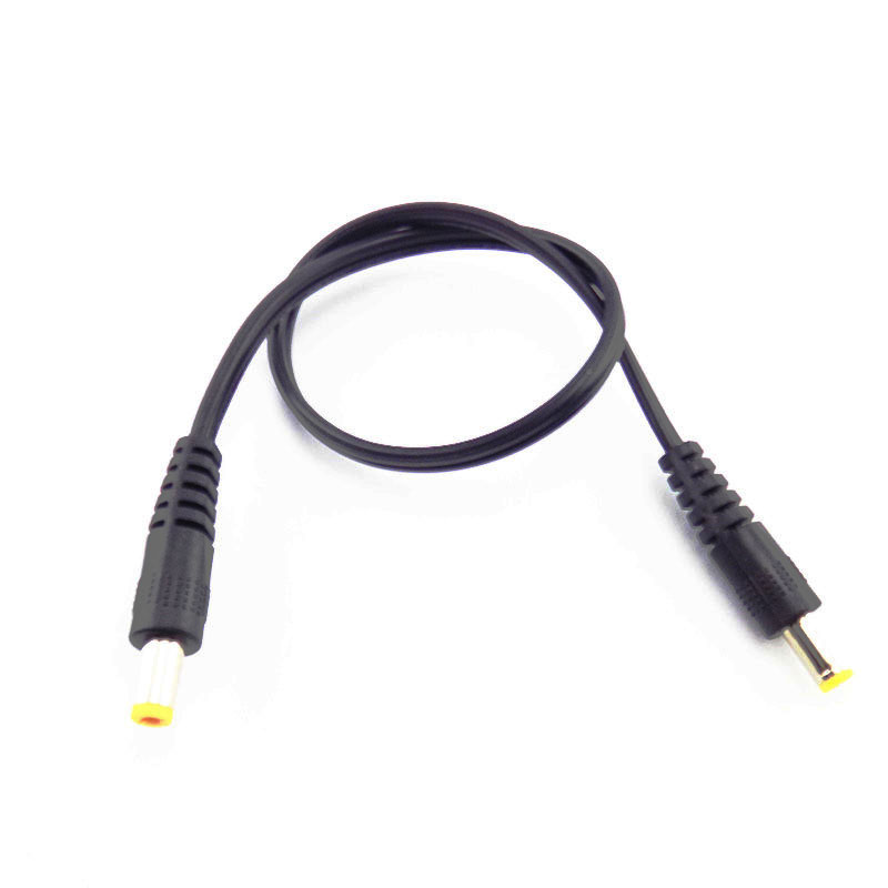 Dc 公對公插頭延長線電源線 5.5*2.1mm 適配器連接器 TWK1