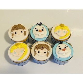 ［寇比］冰雪奇緣 elsa anna 雪寶 艾莎 安娜 造型蛋糕 生日蛋糕 客製化 蛋糕 杯子蛋糕