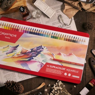 ［新包裝］瑞士 CARAND'ACHE 卡達 專家級 水性色鉛筆 30 & 40色 『胖媽媽的畫畫選物店』
