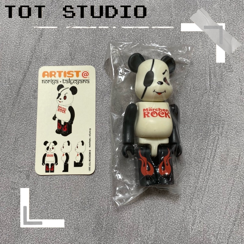 ‹ TOT.Studio › 庫柏力克熊 Be@rbrick 100% 熊貓ROCK 2代 代數熊