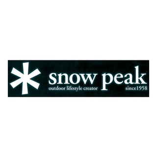 【snow peak】汽車貼紙-大 NO.NV-004