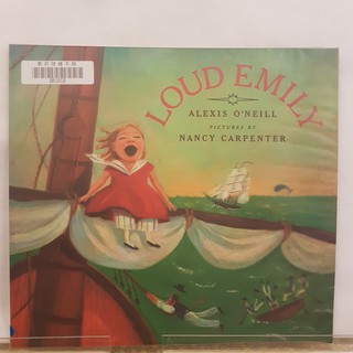 二手書📗英文繪本Loud Emily//Nancy Carpenter//冒險、動作