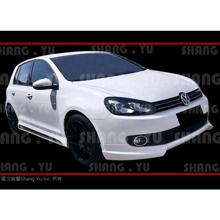 福斯 VW GOLF6 MK6 前下巴 空力套件 TSI GTI TDI