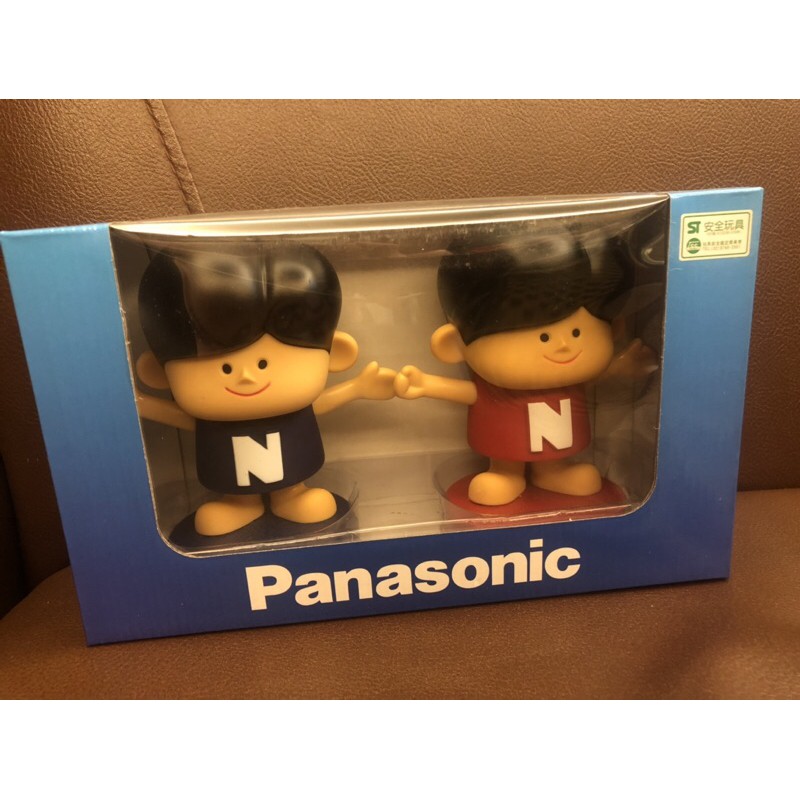 Panasonic國際牌100周年創業紀念公仔娃娃存錢筒 一對(2入)