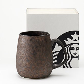 Starbucks 日本 R系列-香氣BODY炭彩馬克杯 400ml+AROMA 炭彩馬克杯 300ml 附木盒紙袋