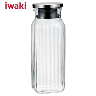£餐具專賣-現貨快出£ 日本品牌 IWAKI KT296K-SV 抗菌耐熱玻璃水壺/冷水壺 1000ml