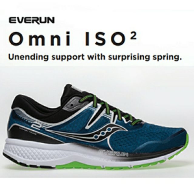 Saucony 索康尼 (男) Omni ISO 2 寬楦專業慢跑鞋