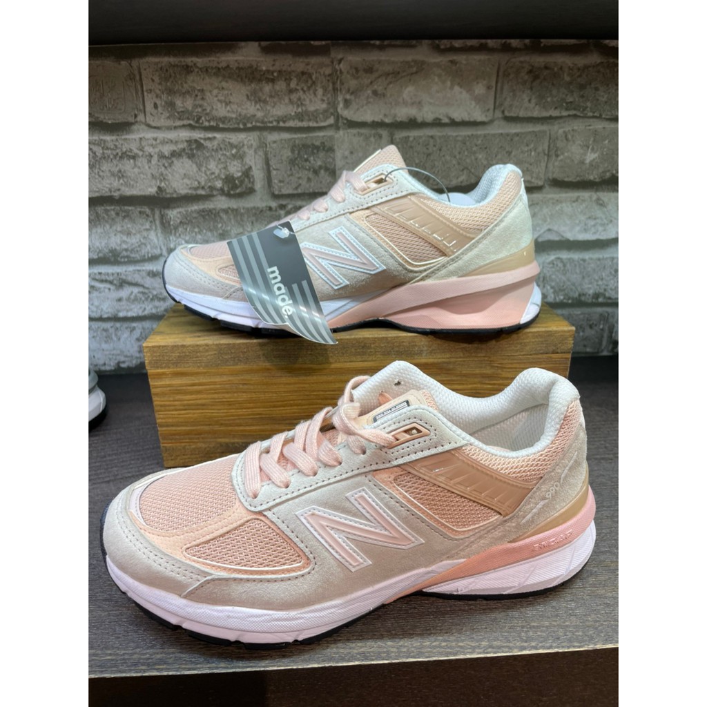 New Balance 990 女 休閒鞋 美國製 麂皮 網布 耐磨 ENCAP 粉 穿搭 透氣 W990PK5