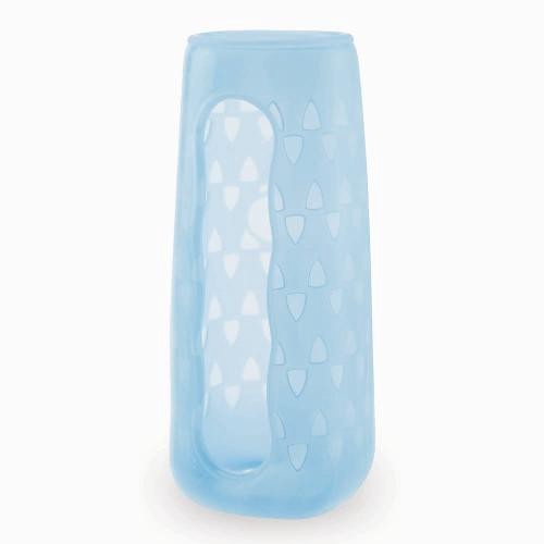 貝親 PIGEON日本  一般口玻璃奶瓶保護套(藍)
