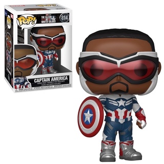 FUNKO POP 814 漫威 獵鷹與酷寒戰士 美國隊長 獵鷹 紅白色 Captain America