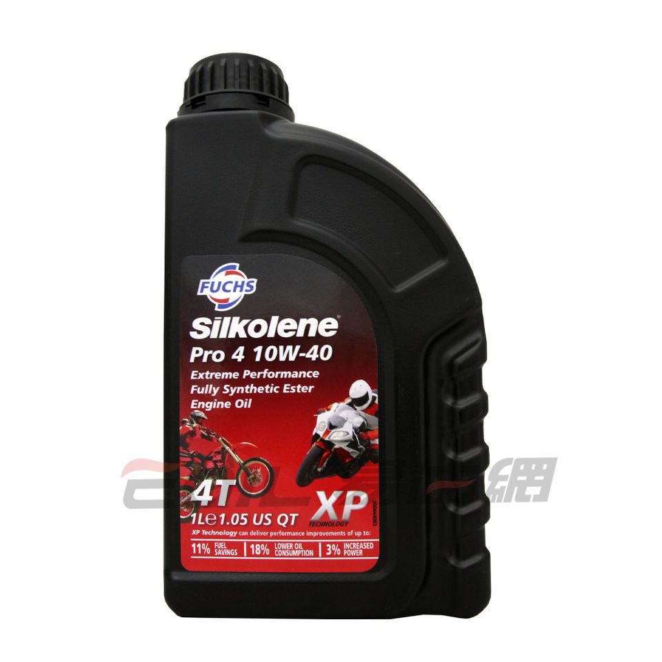 【易油網】FUCHS silkolene Pro 4 10W40 XP 4T 福斯賽克龍 全合成酯類機油(一箱10瓶)