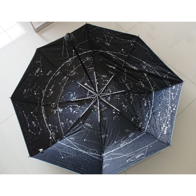 星座星空傘 外面藍 內裡是星座 蝦皮購物