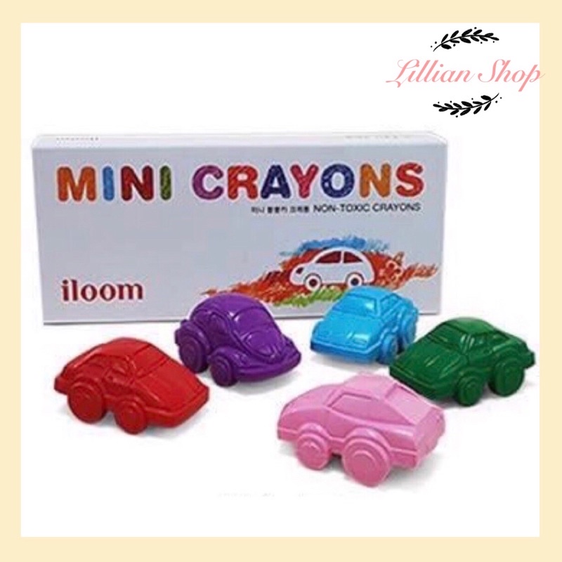 🎀Lillian Shop🎀 iloom 怡倫家居 mini crayons 小汽車蠟筆組