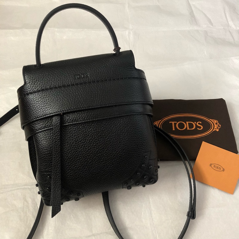 正全新Tod’s Tods Wave三用包 後背包 手提包 側背包 斜背包 豆豆包