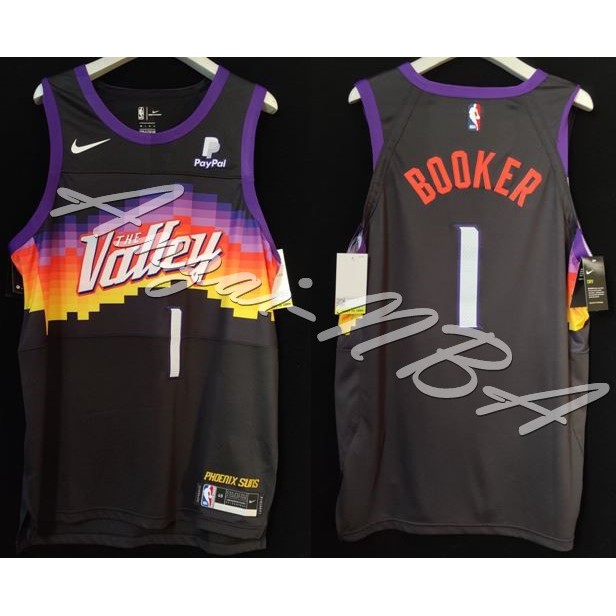 Anzai Nba球衣21賽季phoenix Suns 太陽隊booker 1號城市版au球員版球衣 全隊都有 蝦皮購物