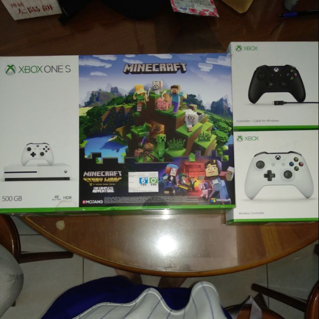 幾乎全新 XBOX ONE S 500G 可拆賣手把和充電電池