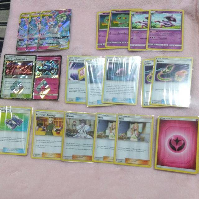 Ptcg/美版/沙奈朵&amp;仙子伊布TT/Gardevoir&amp;Sylveon/半套套組/寶可夢卡牌