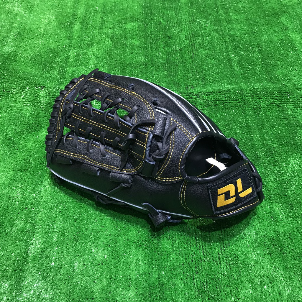DL最新款平價的牛皮棒壘球手套 內野手用 送手套袋 反手用