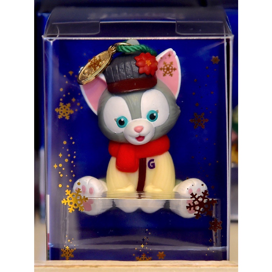 日本東京海洋迪士尼限定 2015年聖誕節 Gelatoni 畫家貓 傑拉東尼 聖誕吊飾 掛飾