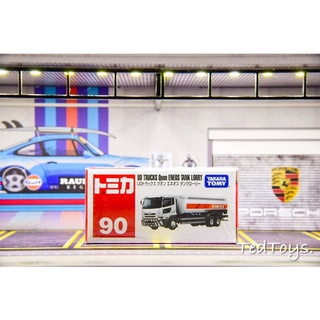 [TedToys].多美·油罐車 <Tomica UD ENEOS Tank Lorry no.90 貨車>
