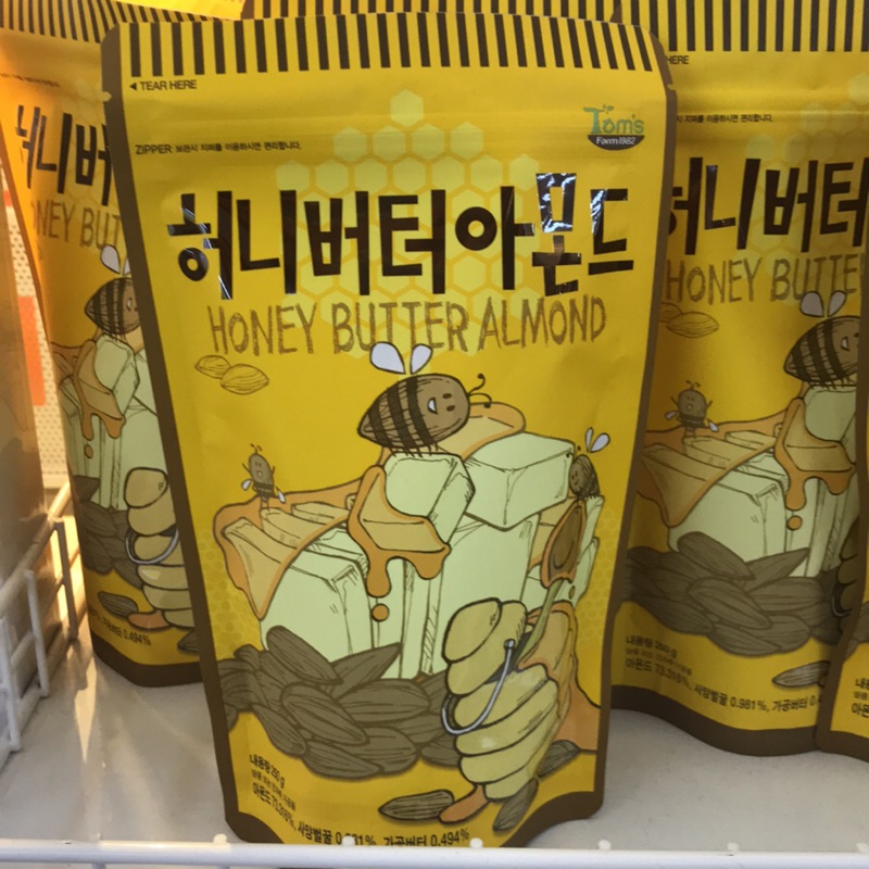 韓國蜂蜜奶油杏仁果250g