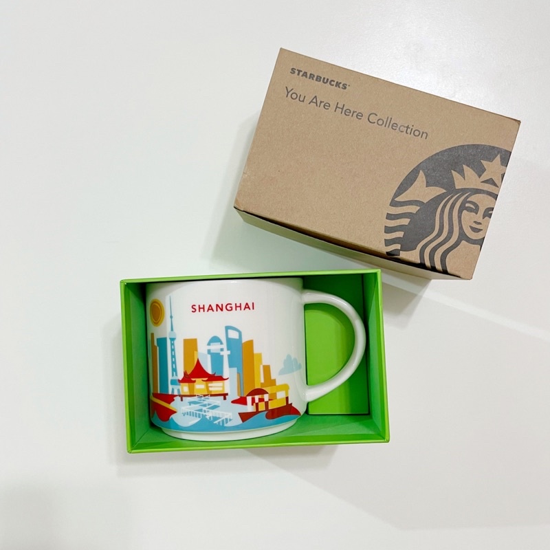 全新現貨｜星巴克城市杯 星巴克馬克杯 正品 星巴克 Starbucks 城市杯系列 上海 Shanghai 情人節