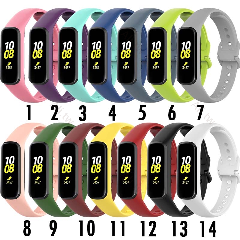 智能手環矽膠錶帶運動 Galaxy Fit2 替換Samsung Galaxy Fit 2 腕帶 Sm-R220 錶帶