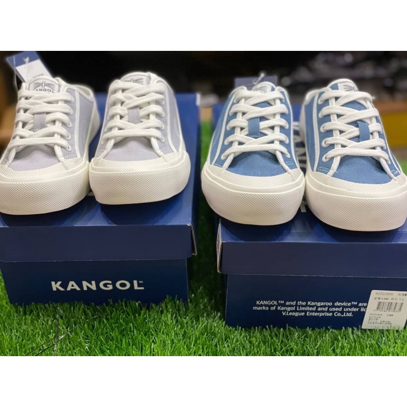 KANGOL 英國袋鼠女鞋 餅乾鞋 新款 女生帆布鞋 懶人鞋3色現貨區