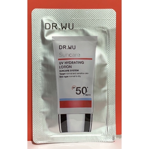 Dr.wu 全日保濕防曬乳 SPF50+/PA+++ 體驗包 2ml