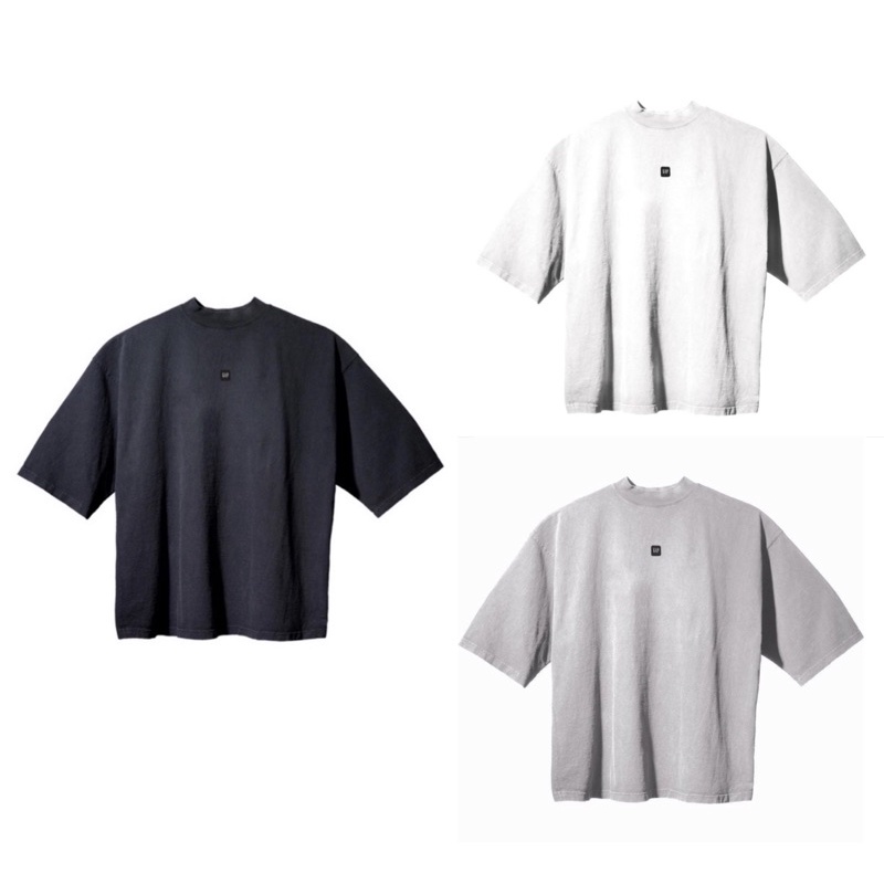 〖LIT-select〗 Yeezy Gap By Balenciaga Logo 3/4 Sleeve 短T