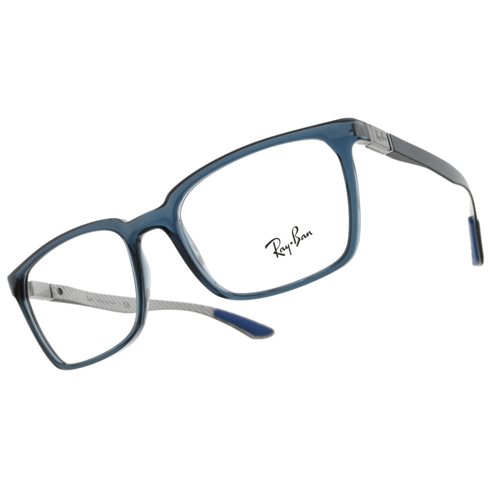 RAYBAN 光學眼鏡 RB8906 8060-52mm 透明紳士方形膠框 眼鏡框 -金橘眼鏡