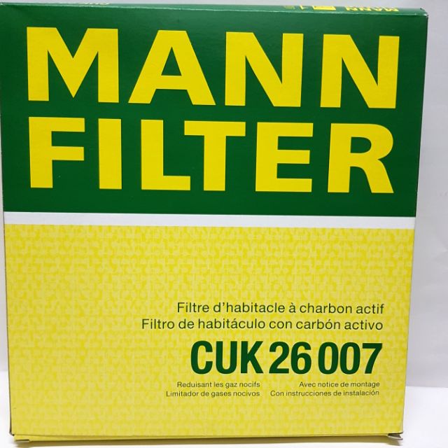 Benz MANN CUK26007 活性碳 冷氣濾網 冷氣芯 W176 W246 X156 GLA CLA