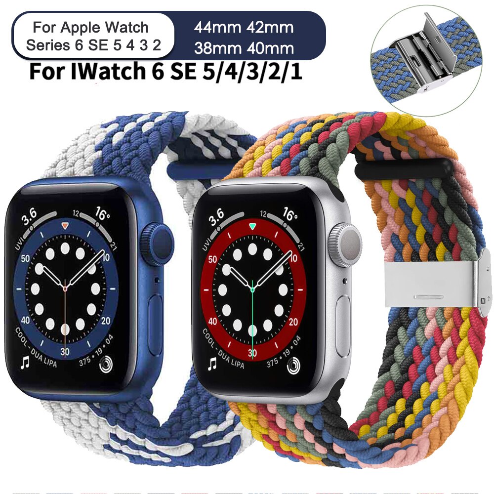 點小鋪 適用於Apple Watch6 / Se / 5/4/3 38 40 42Mm 44Mm錶帶可調