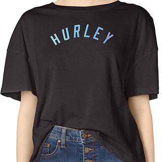 HURLEY｜女 HRLY HURLEY FLOUNCY TEE BLACK 短袖TEE