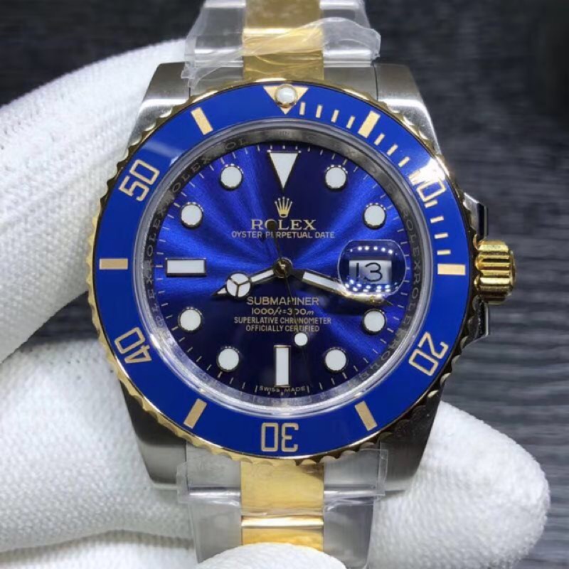 Rolex 翻完訂製藍金鬼包18k真金 蝦皮購物